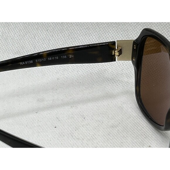 Ralph Lauren Sunglasses RA5138 Women Oversized 510/13 Havana 58-16-135mm FRAMES - Picture 4 of 5